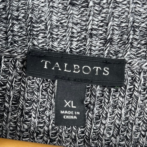 Talbots Gray‎ Marled Cowl Neck Long Sleeve Tunic Sweater XL Casual Cozy Classic - Picture 4 of 6